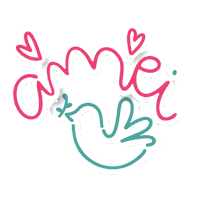 Meu_Pedacinho amor bird amo amei Sticker