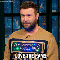 taran killam rams GIF by Late Night with Seth Meyers