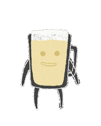 Happy Hour Beer Sticker by BanzaiLab