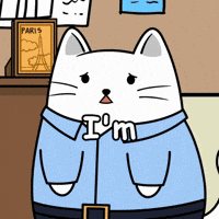 Sad Cat GIF by MESA My Emotional Support Animal