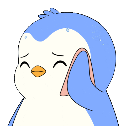 Penguin What Sticker by Pudgy Penguins