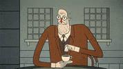 tea sipping GIF by Cartoon Hangover