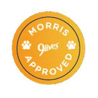 Morristhe9LivesCat cat approved approve approval Sticker