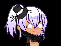 LunaOofer annoyed oc cutie blushing GIF