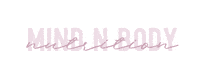 Mindnbody nb mindnbody mind n body nutrition i train with mind n body Sticker
