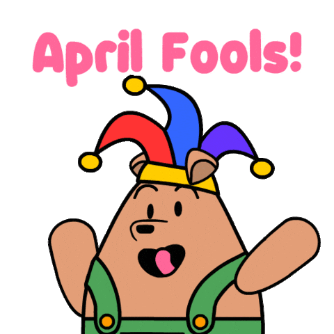 April Fools Sticker