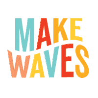 surfsideshaves summer beach waves quote Sticker