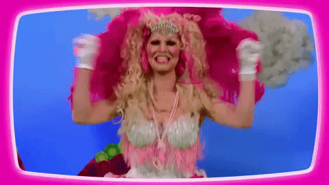 Excited Rupauls Drag Race GIF by LogoTV