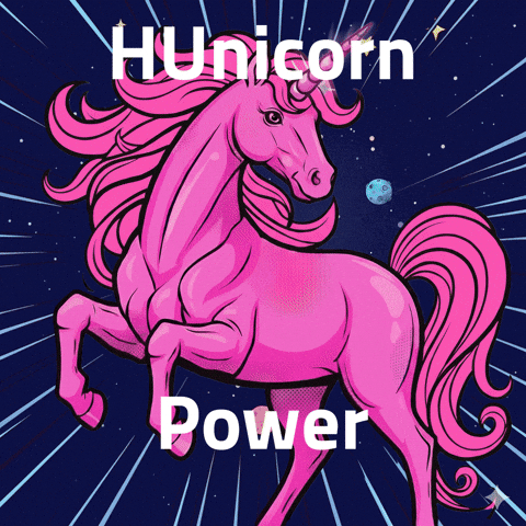 Power Unicorn GIF by HUisHU