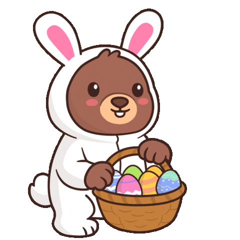 Easter Bunny Sticker by BEARISH
