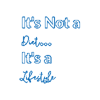 On A Diet Lifestyle Sticker by Vive Nutrition