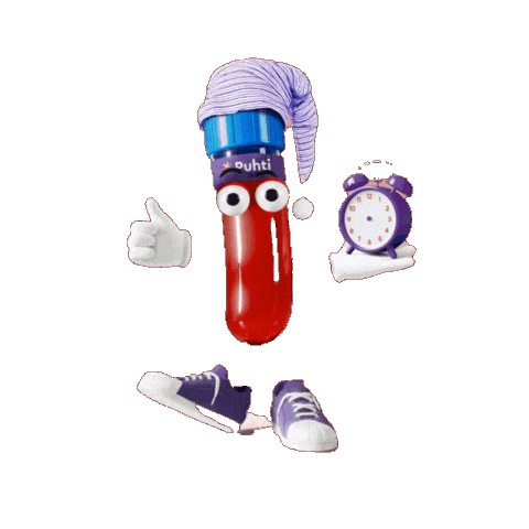 Sleepy Uni Sticker by Puhti / Vital