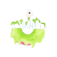 Halloween Monster Sticker by Color Snack Creative Studio