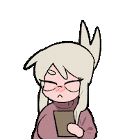 Jin Anime Girl Sticker