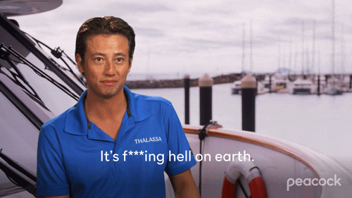 Below Deck Benny GIF by PeacockTV