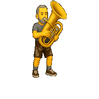 Bariton Sticker by Rampenhirsche