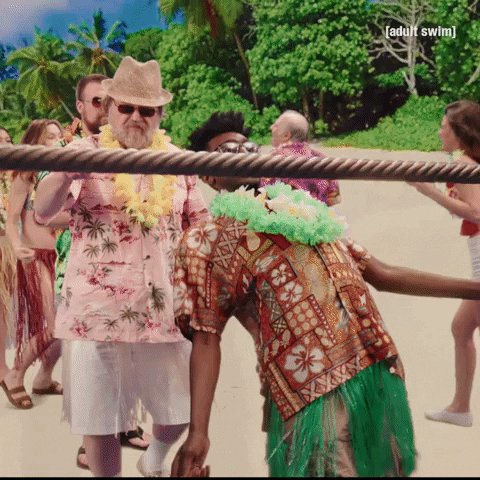 vacation relax GIF by Adult Swim