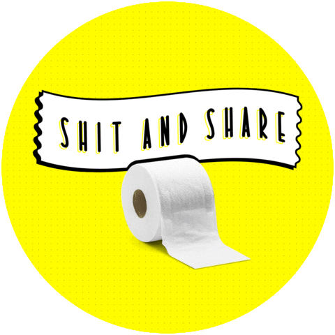 Paper Toilet Sticker by MC Fitti