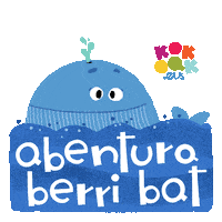 kokoakgara adventure whale aventura euskara Sticker