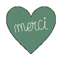 Coeur Merci Sticker