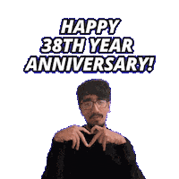 38Th Anniversary Sticker