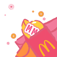 New Year Blessings Sticker by McDonald's HK