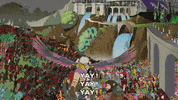 happy crowd GIF by South Park 