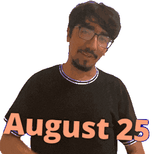 August 25Th Sticker