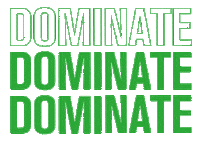 Dominate Sticker by CF Subtero