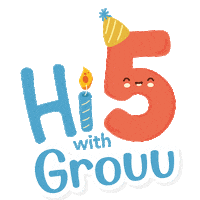 Happy Logo Sticker by Grouu