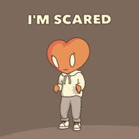 Scared Fear GIF by LT3 Creations