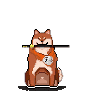 Shiba Inu Dog Sticker