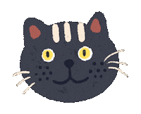 Cat Doodle Sticker