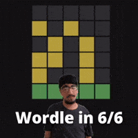 Wordle in 6/6