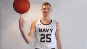 navyathletics navy athletics navy basketball navy mens basketball alec loehr GIF
