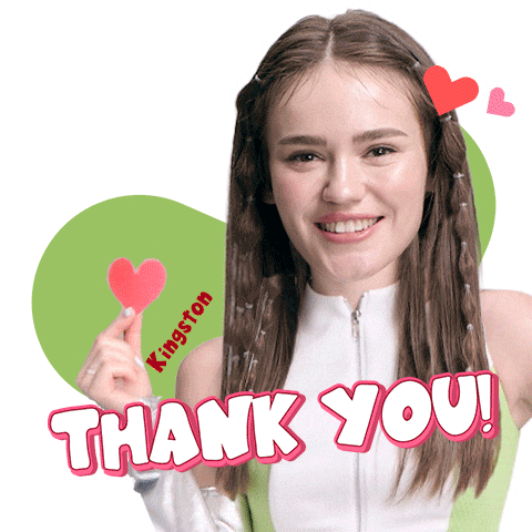 Thank U Love Sticker by Kingston Technology