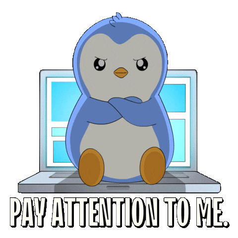 Listen To Me Sticker by Pudgy Penguins