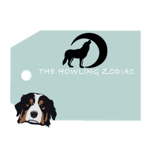 thehowlingzodiac giphyupload bobble head gift tag aussie shepherd Sticker
