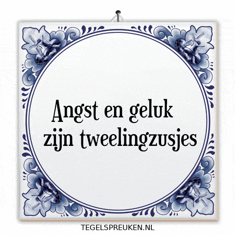 Angst Spanning GIF by Tegelspreuken.nl