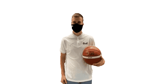 lklakademikai giphyupload happy basketball peace Sticker