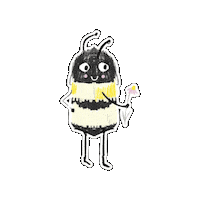 victoriamellifera bee victoriamellifera včela ščela Sticker