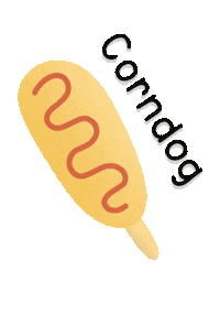 Corndog Sticker