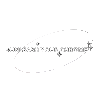 ChromeClubHQ chrome club chromeclubhq chromeclub Sticker