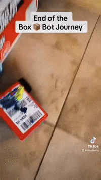 Box Bot Avoids Obstacles