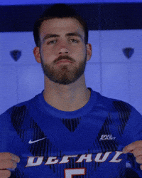 Mens Soccer GIF by DePaul Blue Demons