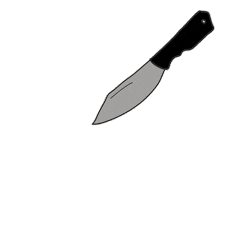 Mood Stabbing Sticker by doña batata