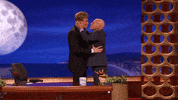 kissing sir patrick stewart GIF by Team Coco