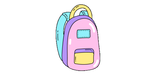 school bag Sticker by Moli Fernyx