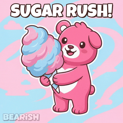 Happy Cotton Candy GIF by BEARISH