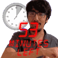 53 Min Sticker